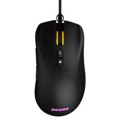 MOUSE GAMER PCYES GAIUS - 12400 DPI - RGB - 6 BOTÕES - PMGGBV
