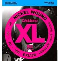 Encordoamento Para Baixo 4 Cordas 045 Exl-170 - D Addario