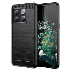 Capa de celular para Oneplus OnePlus ACE Pro, fibra de carbono refinada, anti-queda, anti-impressões digitais, proteção total