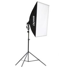 Kit Softbox Fotográfico 50x70cm com Tripé Ajustável 2m – Iluminação Contínua Profissional para Estúdio, Fotografia, Vídeo, YouTube, Lives e Maquiagem