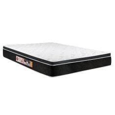 Colchão Queen Espuma D33 Black White AIR Euro Pillow (158x198x23) - Castor