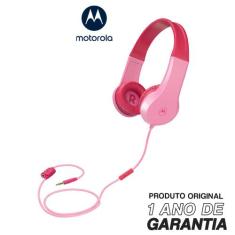 Fone De Ouvido Original Motorola Moto JR 200 Kids, Isolamento de ruido