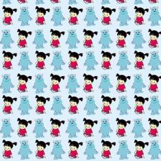 Papel Parede Adesivo Monstros Sa Infantil Bebe Autocolante - LRP