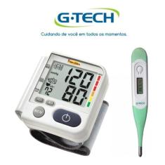 Aparelho Medidor De Pressão Digital Pulso + Termometro Gtech - G-TECH