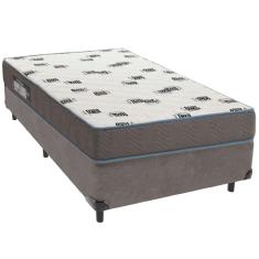 Cama Box e Colchão Light Espuma D33 Solteiro Ortobom