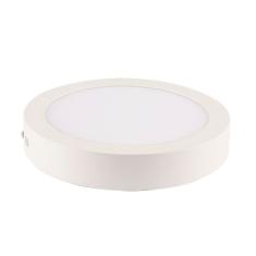 Plafon Led Sobrepor Redondo 18w Blumenau 3000k Luz Amarela
