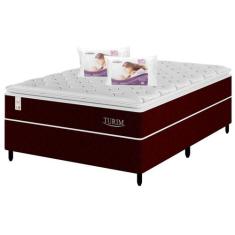 Cama Box Casal (Box + Colchão) Plumatex de Mola, Casal