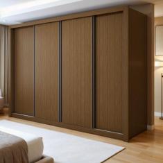 Guarda Roupa Casal 4 Portas 4 Gavetas Liv Yescasa