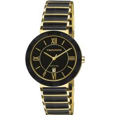 Relógio Feminino Technos Elegance Cerâmica Preto 2015Ce/4P