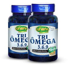 Kit 2 Tri Ômega (Ômega 3, 6 e 9) Unilife 60 cápsulas