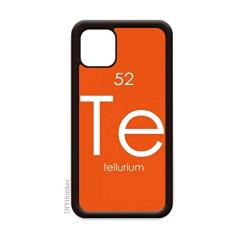 Elementos de Química Tabela de Período Semimetal Tellurium Te para iPhone 12 Pro Max Capa para Apple Mini Mobile Case