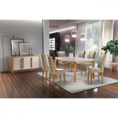 Conjunto com 02 Cadeiras Londrina Rufato - Imbuia/Turim 07