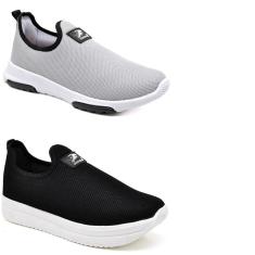 Kit 2 Pares Tenis Feminino Para Academia e Casual Novidade-Feminino