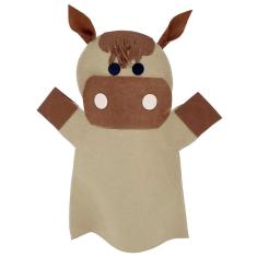 Fantoche - Feltro - Cavalo - Kits E Gifts