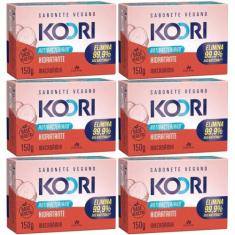 6UN Sabonete Vegetal Koori Antibac Hidratante 150g Davene