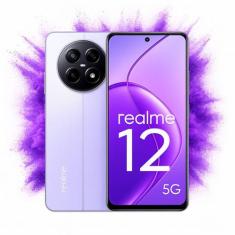 Smartphone Realme 12 5G, 512GB, 8GB RAM, Câmera 108MP com IA, Android 