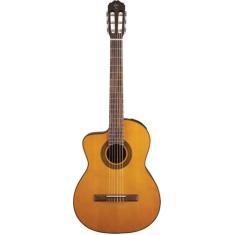 VIOLAO TAKAMINE NYLON ELETRICO GC1CE LH NATURAL CANHOTO