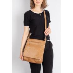 Bolsa transversal de couro Karina Feminina-Feminino
