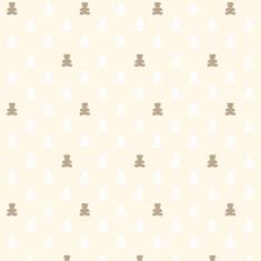 Papel de Parede Adesivo Lavável Ursinhos Marshmallow