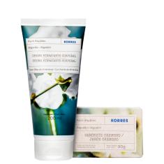Kit Korres Algodão Sabonete & Hidratante (2 Produtos)