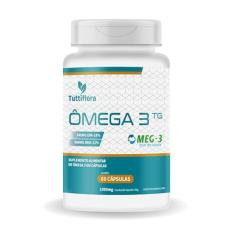 Ômega 3 MEG-3 (18% EPA 12% DHA) 60 Cápsulas de 1000mg Tuttiflora