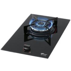 Cooktop Fit Line Fischer 1Q Vidro Preto Tripla Chama Bivolt