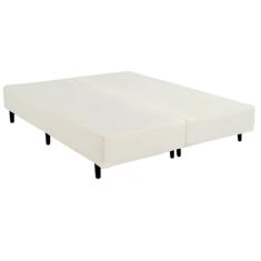 Base Box Bipartido King Corino Linhão Palha 37X192X203 AN