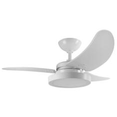 Ventilador de Teto Buzios Max Led Tron 3 V 3 Pás Branco, 220V