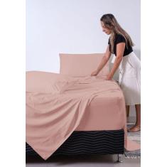 Lençol king Avulso Com Elástisco 600 Fios Egipicios 100% Algodão - Out