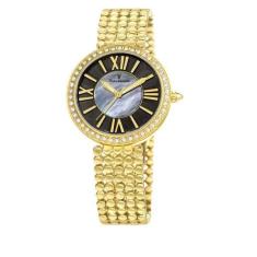 Relógio Pulso Jean Vernier Feminino Aço Dourado Jv01321