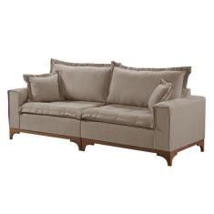 Sofá 3 Lugares Living Linho M-47 Martins - Martins Estofados, Bege