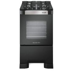 Fogão Mueller 4 Bocas Decorato Vetro Preto - Bivolt Fogão Mueller 4 Bocas Decorato Vetro Preto Fosco - Bivolt