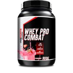 WHEY PROTEIN COMBAT 100% PRO 900g HVSPORTS - HV Sports, Morango