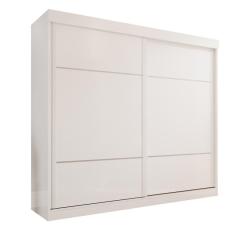 Guarda-roupa Casal 2 Portas De Correr 6 Gavetas Fortaleza Neve