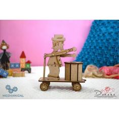 Carrinho bumbo - quebra cabeças puzzle 3d - darama