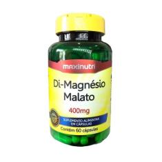Di-Magnésio Malato 400mg (60 caps) - Padrão: Único - MaxiNutri