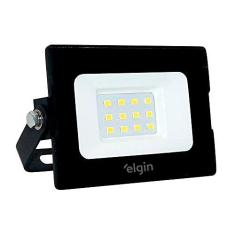 Refletor De Led Power Ip65 10W Bivolt 6500K Pt - ELGIN