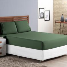 Jogo Lençol Super Macio Casal 3 Peças Percal 400 Fios Acetinado - Bela