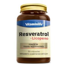 RESVERATROL + LICOPENO - 30 CáPSULAS - VITAMINLIFE 