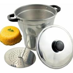 Cuscuzeira Alumínio Polido 18