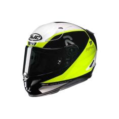 Capacete Hjc Rpha 11 Texen Preto Verde E Branco 59 [F016]