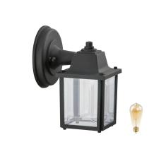 Arandela Vintage Externa Retro Preta Alz17 + Lampada Ali48