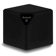 Caixa de Som Multilaser SmarToGO SP305 Preta Cubo Speaker Bluetooth Entrada para Cartão Micro sd