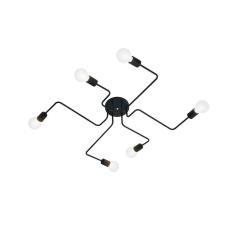 Plafon de sobrepor para 6 lâmpadas E27 60w Auremar Auremar