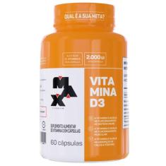 Vitamina D3 2000Ui- 60 Cápsulas - Max Titanium, Max Titanium