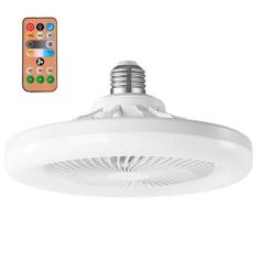 LED e Frescor Ventilador de Teto com Controle Remoto E27 - BIVENA