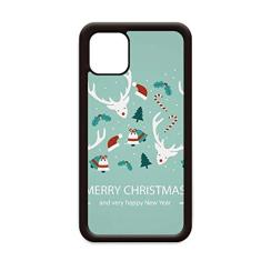Chapéu de alce de Natal festival de árvore de sino para iPhone 12 Pro Max capa para Apple Mini Mobile Case Shell