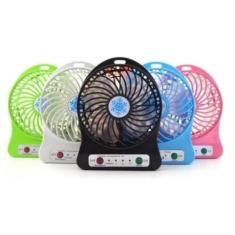 Mini Ventilador Portátil Carregamento Usb 3 Intensidades - Império