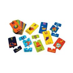 Brinquedos Educativos - Alfabeto Ilustrado 78 Peças - Sonho de Criança