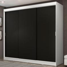 Guarda-roupa Casal 3 Portas de Correr 3 Gavetas Madesa